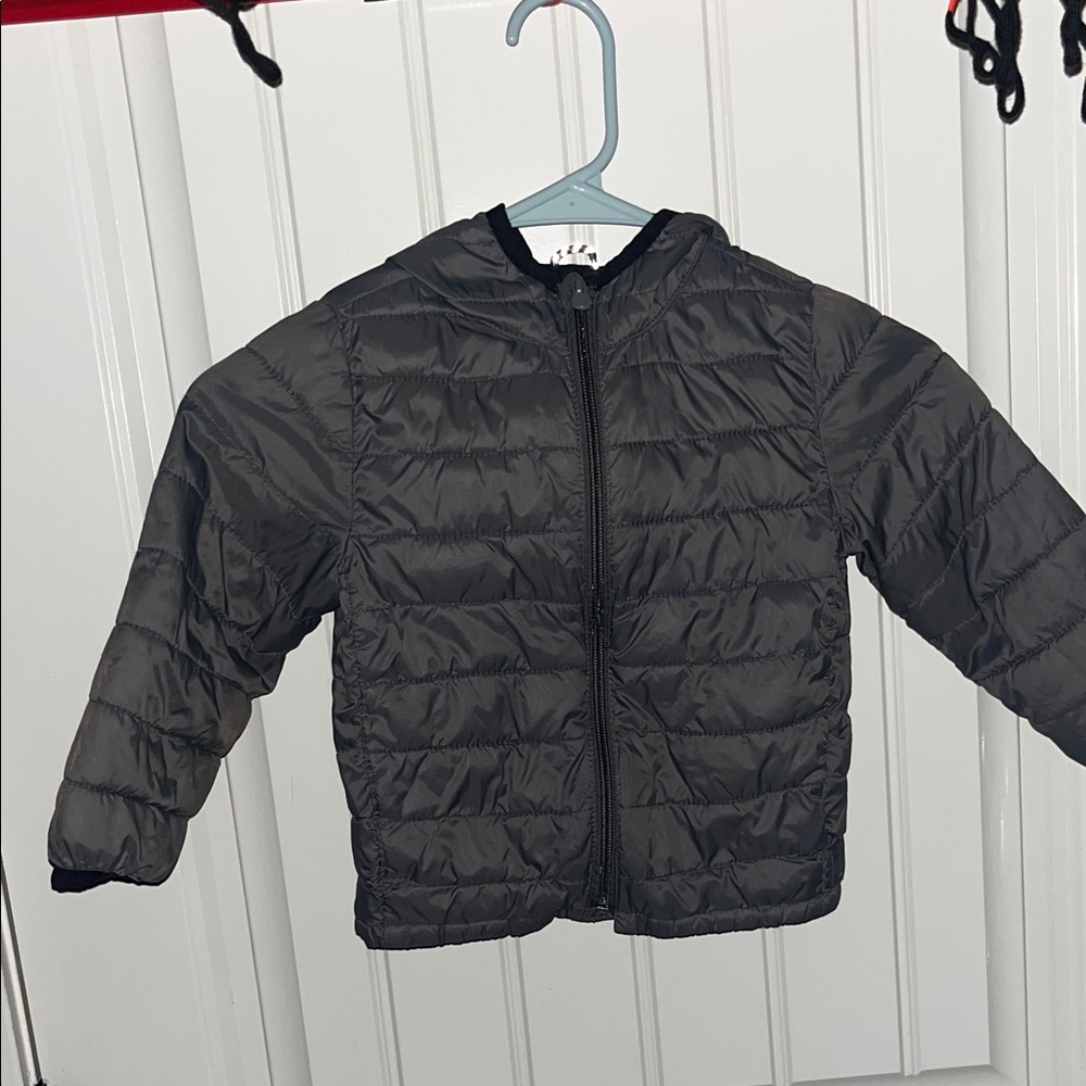 GAP Kids Charcoal Puffer Jacket